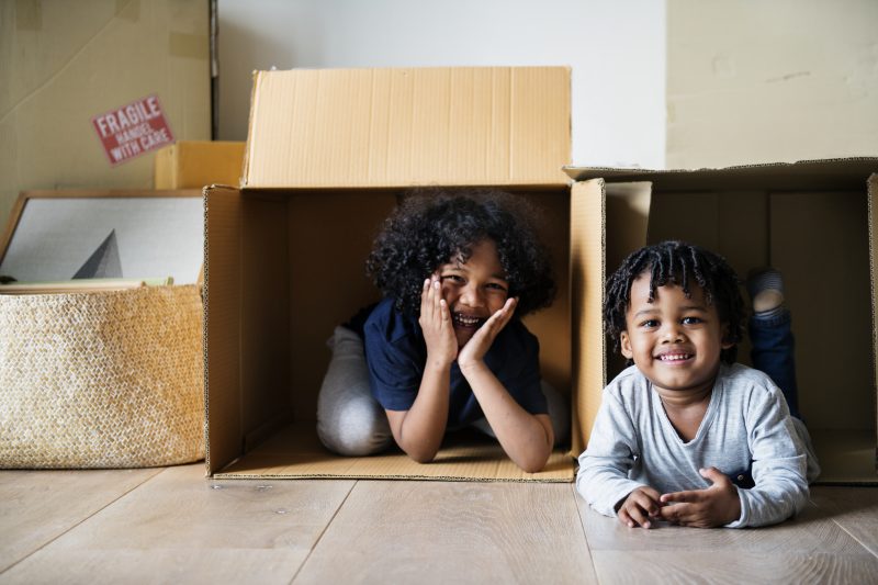 Moving with kids is much easier when you get them involved in the move.
