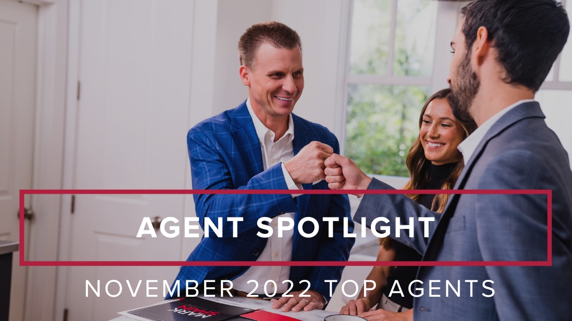Mark Spain Real Estate’s Top-Performing Agents in November 2022