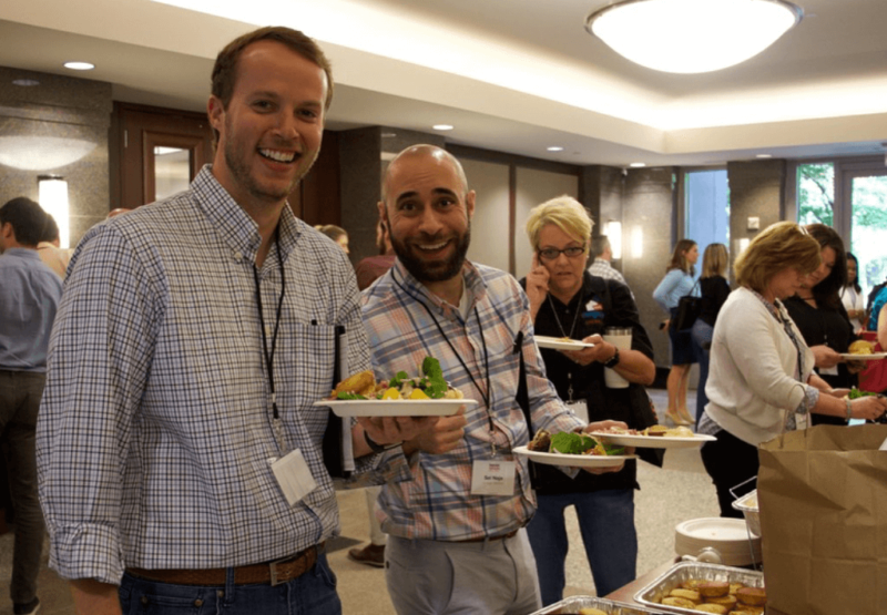 We were ecstatic to be joined by several members from the Weissman team, who sponsored lunch from our Local Q.