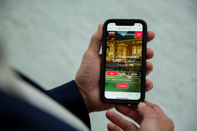 Mark Spain Real Estate website rankings being shown