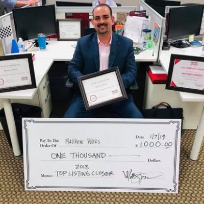 We are excited to honor and congratulate Matthew Weeks on his promotion to Director of Sales, Marietta.